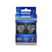 Narva 18232BL 12V BAU15S LED Ind Globes 1800K Amber, Twin Pack