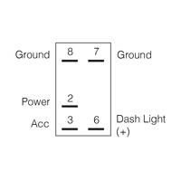 Narva Led Light Bar Rocker Toggle Switch Dash Mount 4wd 4x4 Arb Carling 63145Bl