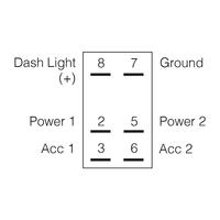 Narva Driving Lights Rocker Dash Switch