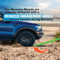 Exitrax 4WD Recovery Board 1110 Series Metallic Lime Green