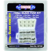 Charge Glass Fuse 100Pc Mixed