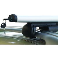 Loadmaster Roof Rack Lockable For Vehicles Equipped With Side Rails 130cm x 13mm 60Kg