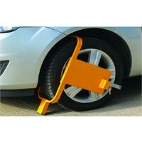 Loadmaster Wheel Clamp With Square, Wheel Nut Protection Plate