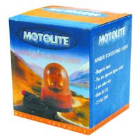 Motolite Revolving Light Amber With Magnetic Base