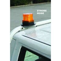 Motolite Revolving/Strobe Light 60Led Amber With Screw On Base