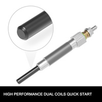 FIERYRED 6pcs Glow Plugs FIT Nissan Patrol GQ Diesel 6cyl/ Maverick DA 88-99