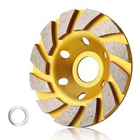 Syntec 178mm Dia. Cup Wheel 10 Arrow Seg. 30g Glue / Angle Grinder GTD07AR30