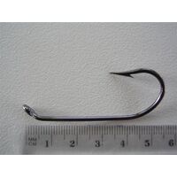 Size 5/0 Mustad 4202bln M.T Point Gang Hooks Chem Sharp Qty 26 Fishing Hooks
