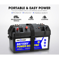 ATEM POWER Battery Box 12V Portable Deep Cycle Power Marine Solar USB –  atempower