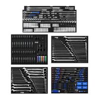 Kincrome 641 Piece Contour 42" 17 Drawer Workshop Tool Kit - Black K1960B 