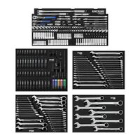 Kincrome 826 Piece Contour 42" 17 Drawer Workshop Tool Kit - Black K1962B 