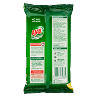 12PK Ajax Eco-Respect 40pc Multipurpose Wipes