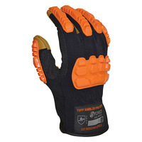 G-Force Tuff Handler Cut 5 Mechanics Glove with Leather Palm Medium 6x Pack