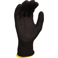 Maxisafe 'Rippa Grippa' Black Nitrile Coated Synthetic Glove Medium 12x Pack