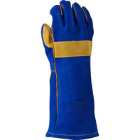 Blue & Gold Welders Gauntlet Reinforced & Cross-Stitched 12x Pack