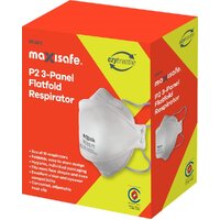 Maxisafe P2 3-Panel Flat Fold Respirator (Box of 20)
