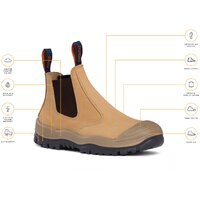 Mongrel Boots Premium Elastic Sided Boot W/ Scuff Cap AU/UK 5 (US 6)