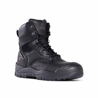Mongrel Boots High Leg Lace Up Boot W/ Scuff Cap AU/UK 5 (US 6) Black