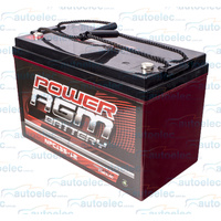 135Ah Amp Hour Battery Agm Sla 12 Volt 12V Deep Cycle Dual Battery Fridge Solar