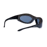 Glide motorcycle sunglasses rs03282Matt Black Frame/Smoke Lens