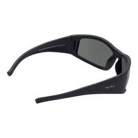 Flex polarised safety sunglasses rspu5507Matt Black Frame/Smoke Lens