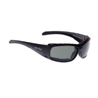 Armour polarised safety sunglasses rsp5066 - matt black frame/smoke lens