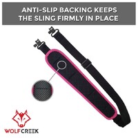 Wolf Creek Pink Camo Comfort Stretch Gun Sling w Swivels