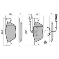 RDA Front Extreme Disc Brake Pads for Alfa Romeo 147 2.0L TS 2000-ON Type2