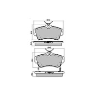 RDA Front Extreme Disc Brake Pads for Chrysler PT Cruiser 2.0 2000-2008