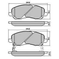 RDA Front Extreme Disc Brake Pads for Dodge Avenger 2007-Onwards