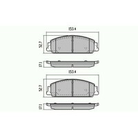 RDA Front Disc Brake Pads for Holden Caprice VE V6 SV6 9/2006 - ON