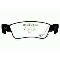RDA Rear Extreme Disc Brake Pads for Holden Jackaroo UBS16 1987-1988