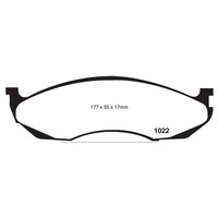 RDA Front Extreme Disc Brake Pads for Jeep Cherokee 2.5 1994-1999