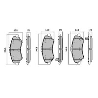 RDA Front Extreme Disc Brake Pads for Jeep Wrangler JK 3.8L 2007-ON