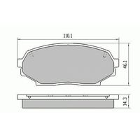 RDA Front Disc Brake Pads for Mazda MX5 1.6 8/1989 - 9/1993