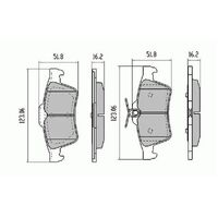 RDA Rear Disc Brake Pads for Mazda 3 BK 2.0L 2003-ON Type 2