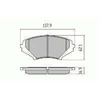 RDA Front HD Disc Brake Pads for Mazda RX8 SPORTS 7/2003-Onwards