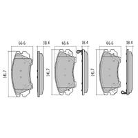 RDA Front Extreme Disc Brake Pads for Opel Insignia 2.0 TBO Diesel 2012-ON Type2