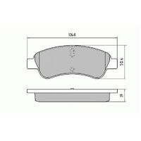 RDA Front Extreme Disc Brake Pads for Peugeot 307 2001-ON Type 4