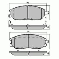 RDA Front Extreme Disc Brake Pads for Ssangyong Rexton RX270 RX320 2004-ON
