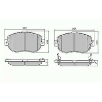 RDA Front Disc Brake Pads for Toyota Supra JZA80 Non Turbo 5/1993-ON