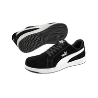 Puma Safety Women's Iconic Sneakers Colour Black/White Size AU/UK 3 (US 5)