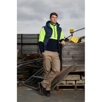 Rainbird Workwear Adults Woruga Pullover Small Fluro Orange/Navy