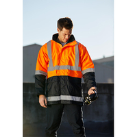 Rainbird Workwear Sentinel Jacket Small Fluoro Orange/Navy