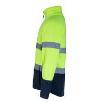 Rainbird Workwear Rafter Fleece Jacket Small Fluoro Orange/Navy