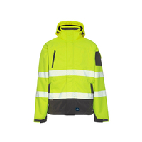 Rainbird Workwear Jones Softshell Coat XS Fluoro Orange/Charcoal