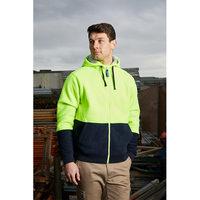 Rainbird Workwear Taylor Sherpa Fluoro Hoodie XS Fluoro Orange/Navy