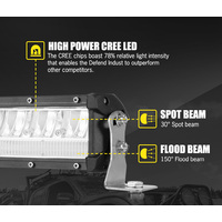 FIERYRED 50inch LED Light Bar Curved Combo Driving Light Offroad 4x4