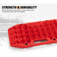 BUNKER INDUST Recovery Tracks Sand Track Red 15T 4WD Car Accessories 4x4