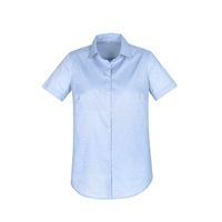 Camden Ladies Short Sleeve Shirt Blue 8